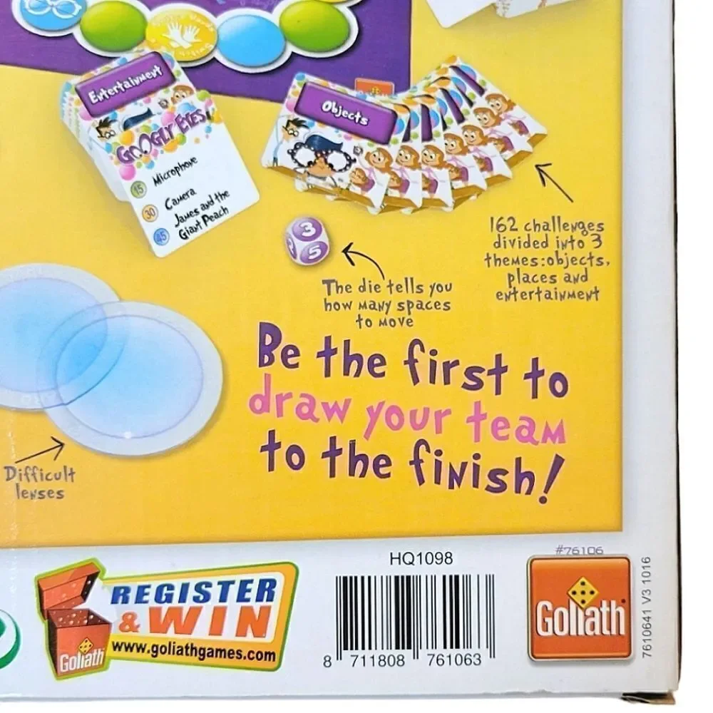 Googly Eyes The Familly Game For Wacky Vision Ages 7+